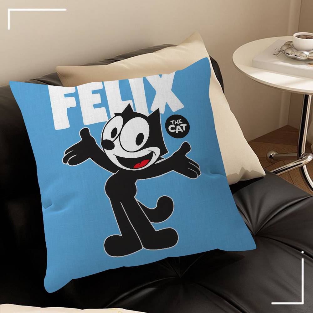 Pillowcases Home Bedding Decorative Pillow Cover Wedding Super Soft Pillow Case Movie F-Felix CLASSIC the Cat