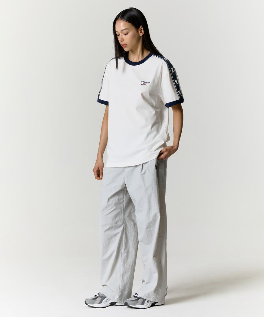 REEBOK Wide Parachute Pants - Light Grey