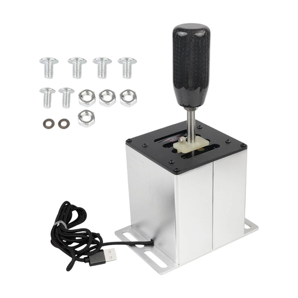 USB Simulator Shifter Aluminum Alloy H Gear Shifter Game Accessory High Performance for PC G29 G27 G920 T300RS