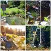 Solar-Luftpumpe Solarbetriebener Teich-Sauerstoffspender Geräuscharmes Werkzeug mit Sprudelstein für Kleine Pools Gartengestaltung Aquarien