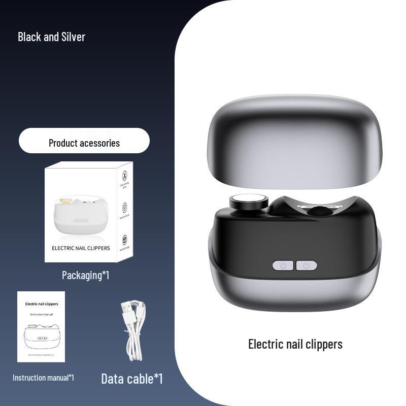 Portable Automatic Electric Nail Clipper: Safe, Anti-Splash, Anti-Pinch Manicure for Babies