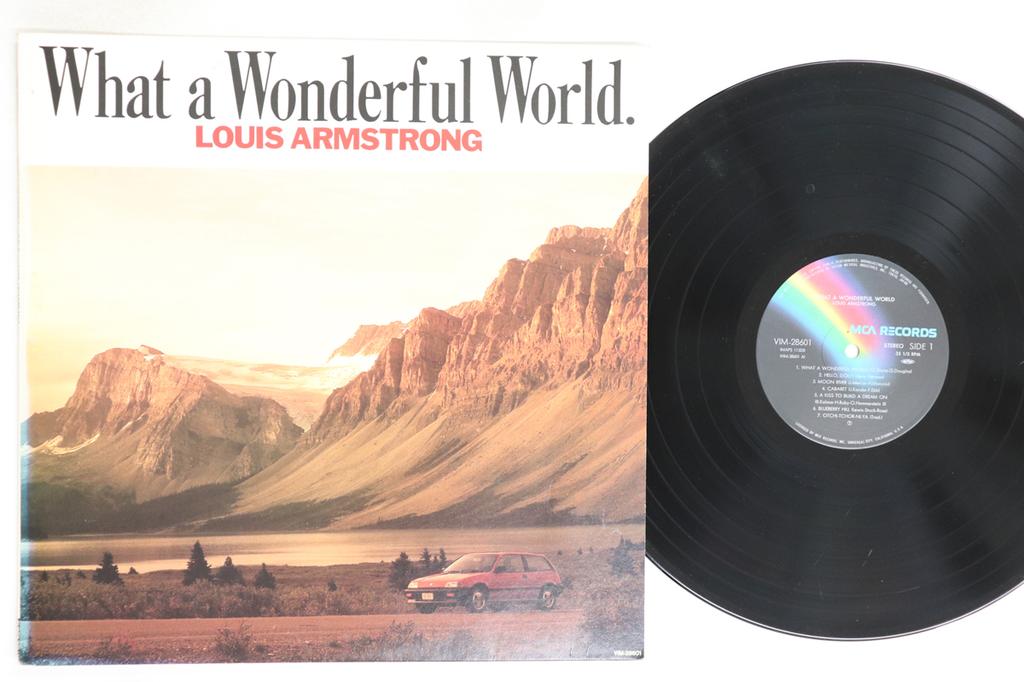 LP Record LOUIS ARMSTRONG - What A Wonderful World VIM28601 MCA 1983 Japan Jazz Used