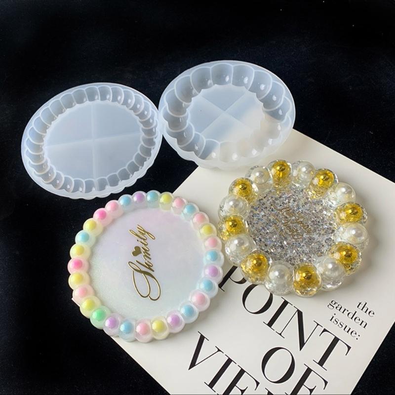 Coaster Molds for Resin Casting,Bubble Resin Coaster Molds Silicone Coaster Molds for Epoxy Resin DIY-Home Decorations
