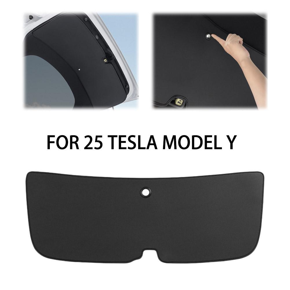 Dla Tesla Model Y Juniper 2025 Samochodowa Mata Ochronna Klapy Bagażnika Bagażnik TPE Odporny na Zabrudzenia Wodoodporny Ochraniacz