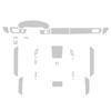 TPU Gear Shift Cover Set for Porsche Taycan (2020-2024) - Color: As Shown