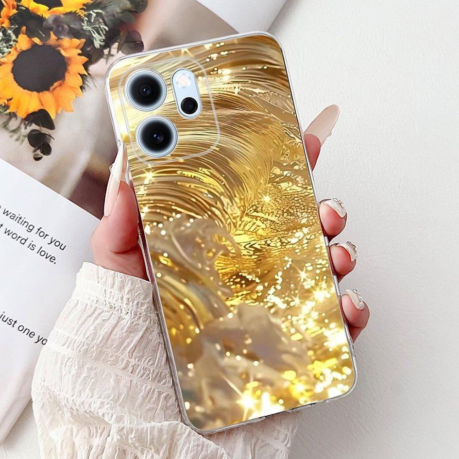 For Cover OPPO Reno 14F 2025 Case Reno14F Popular Bamboo Bowknot Soft Silicone Clear TPU Bumper For OPPO Reno14 F CPH2743 Shells
