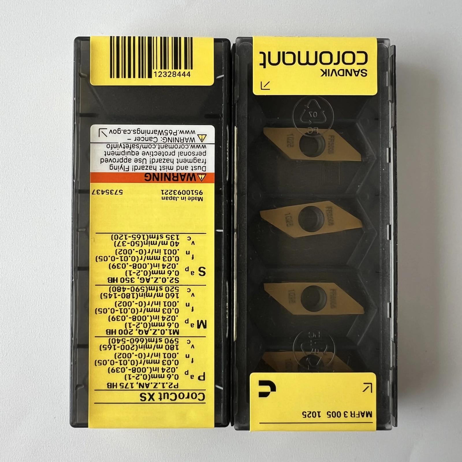 

SANDVIK / MAFR3005 1025 / Industrial indexable Carbide Inserts 10 Pcs