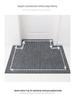 Anti-Slip Absorbent PVC Floor Mat - Seven-Stripe Design for Kitchen, Balcony, Bathroom, Hotel, Supermarket, and Staircase Dust Removal