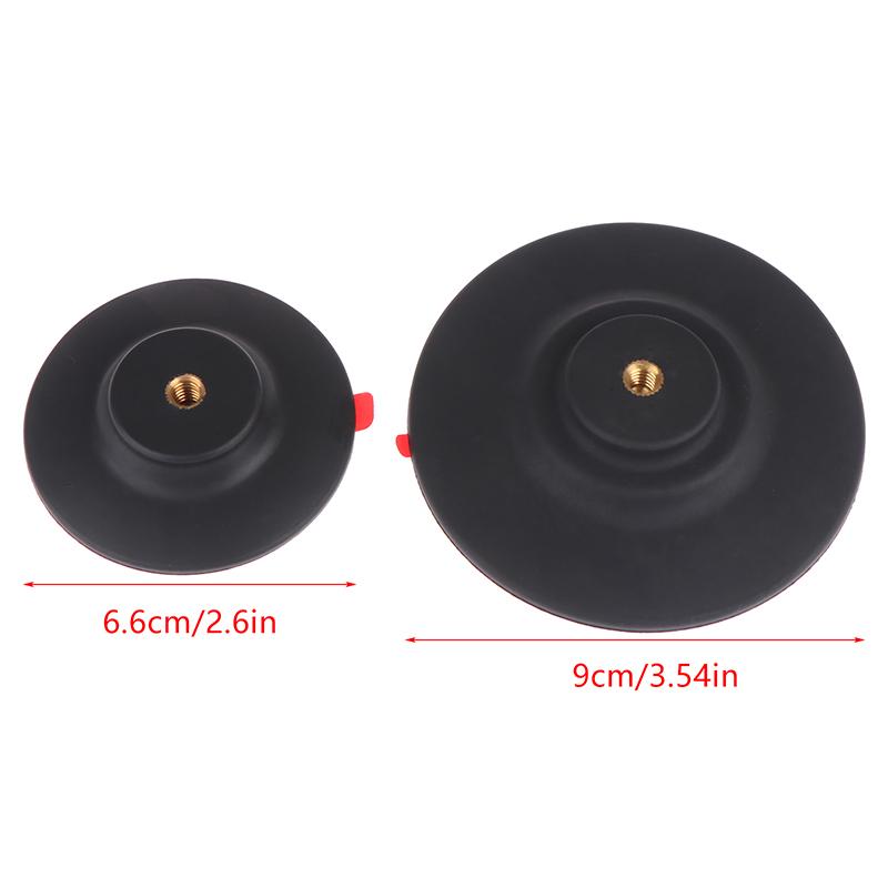 1Pc Rubber Camera Mount Bracket Strong Adhesive Base For 1/4Inch Screw Connection For Cameras Action Camera Car Holder D66/D90mm