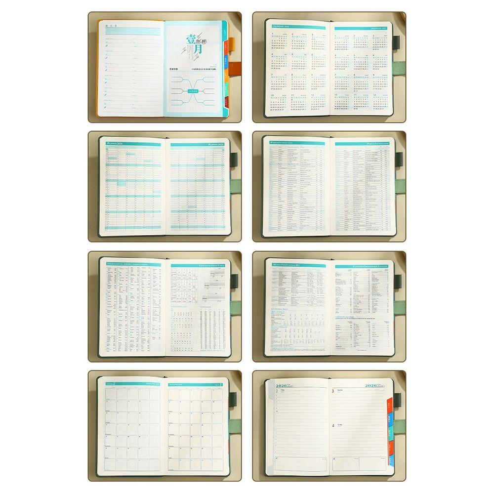 English A5 Agenda Planning Notebook Wear-resistant To-do List Notebook Office Supplies