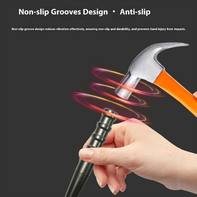 Automatic Center Punch Steel Spring Loaded Center Hole Punch Adjustable Spring Center Marker Tools for Woodworking