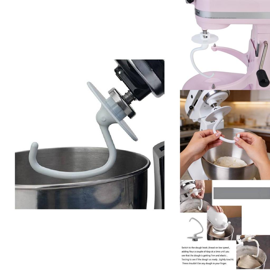 Kitchenaid Mixer Dough Hook With Aluminum Coating For K45dh Ksm90 K45 Use