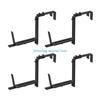 Y5GD Upgrades Window Sill Planter Support Set Expandable Metal Brackets Set Outdoor Window Planter Mounting Brackets 4/6pcs