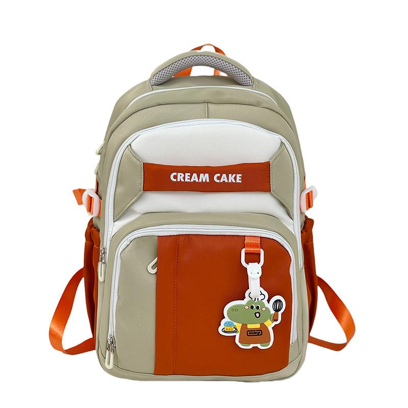 

Рюкзак для женщин Новый Высокая ценность Большая вместимость Повседневный рюкзак Трендовый и модный Легкий Школьный рюкзак с мультяшным медведем With pendant