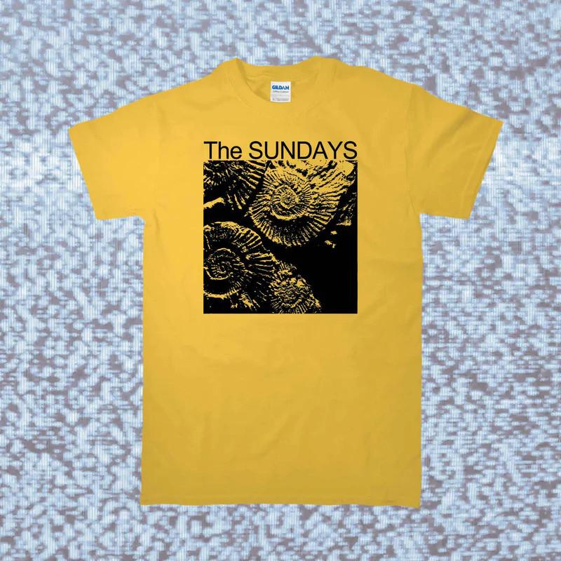 Vtg The Sundays Band Short Sleeve Cotton Yellow All Size Unisex Shirt CM262 Unisex T-Shirt S