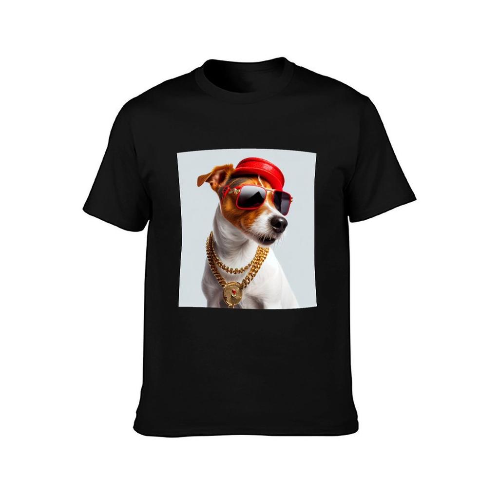 Jack Russell Terrier In Terrier Terrier Everywhere TShirt Large Size Casual Short Sleeve Top