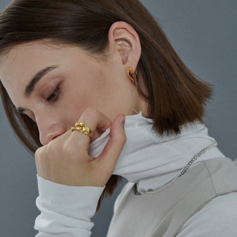 

heradi Breeze080Earring Yellow. Plated O