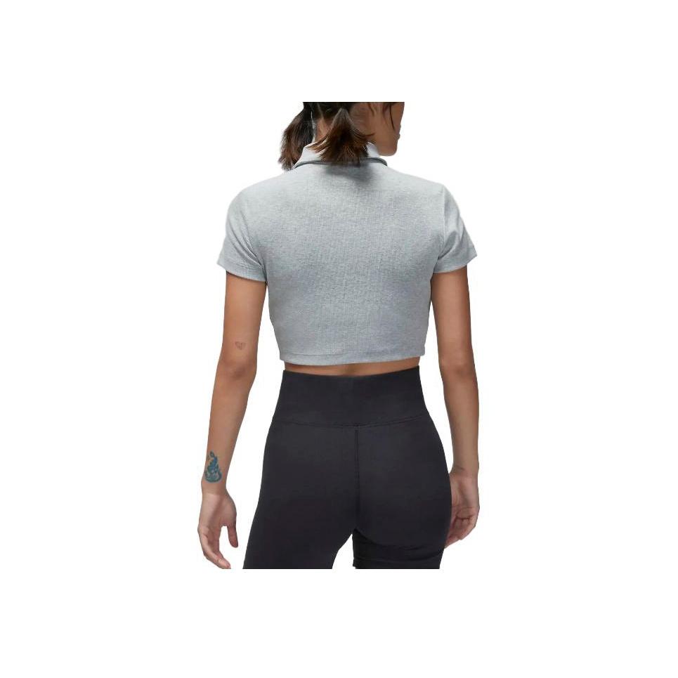 New Jordan Crop Tops Women's Light Gray DZ3333-063