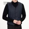 SNOWFLYING Men's V-Neck Down Vest