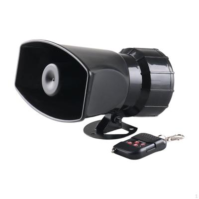 Car Alarm Speaker Horn 7 Tone Sound 12V Cordless Loud Electric for Truck Motorcycle