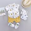 Boys' Summer Short-Sleeve Two-Piece Outfit: Trendy Infant and Children's Clothing