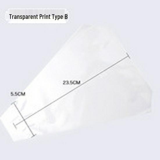Disposable Transparent Easy-Tear Sandwich and Bread Packaging Bag