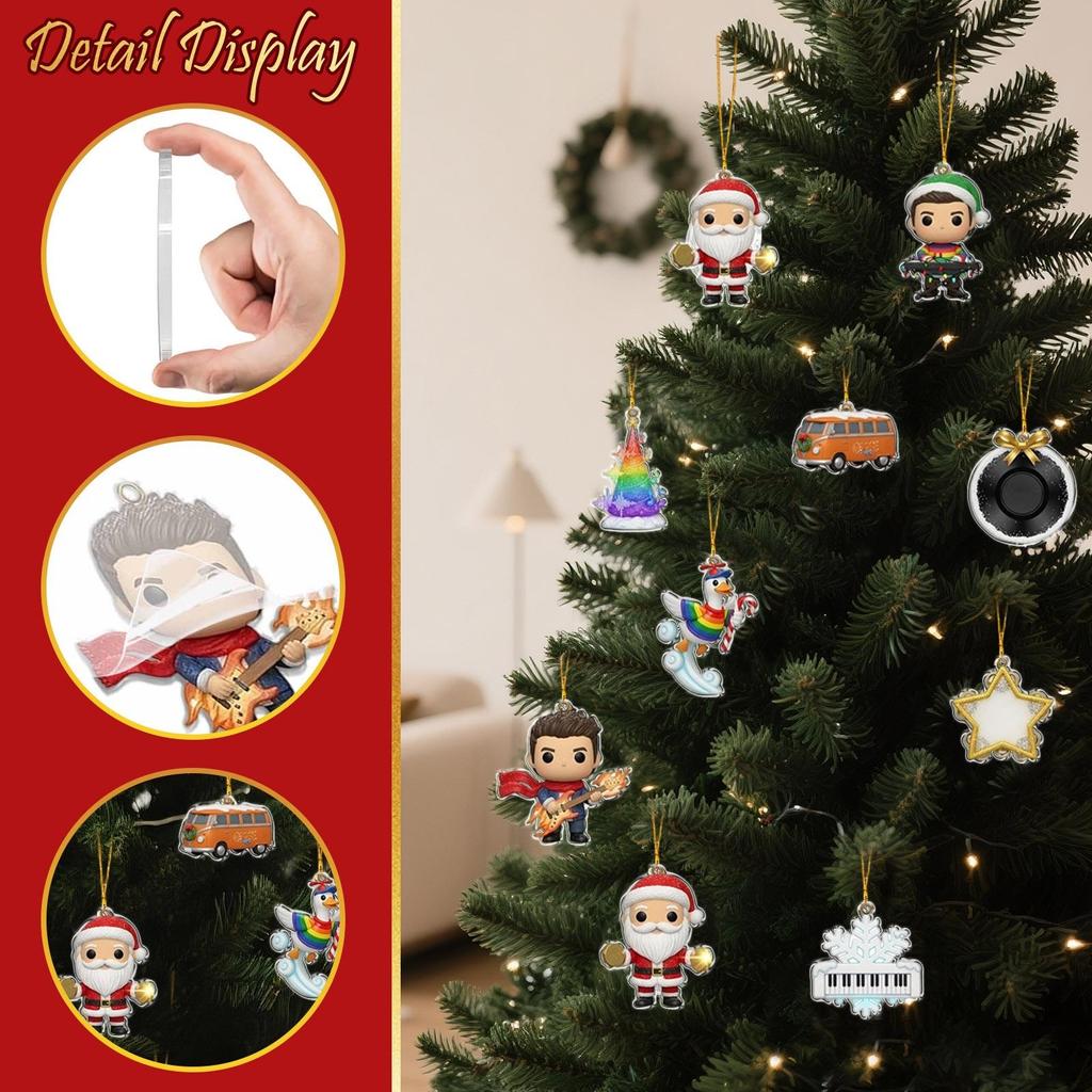 2D Flache Flugzeugbox 24-teilige Serie Adventskalender Weihnachts-Countdown