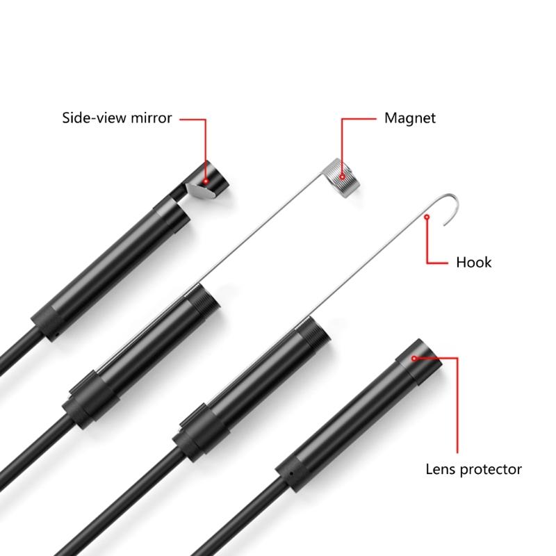 Endoscope Camera with Light, Borescope with Adjustable LED Light,Endoscope Camera,Waterproof Inspection Camera