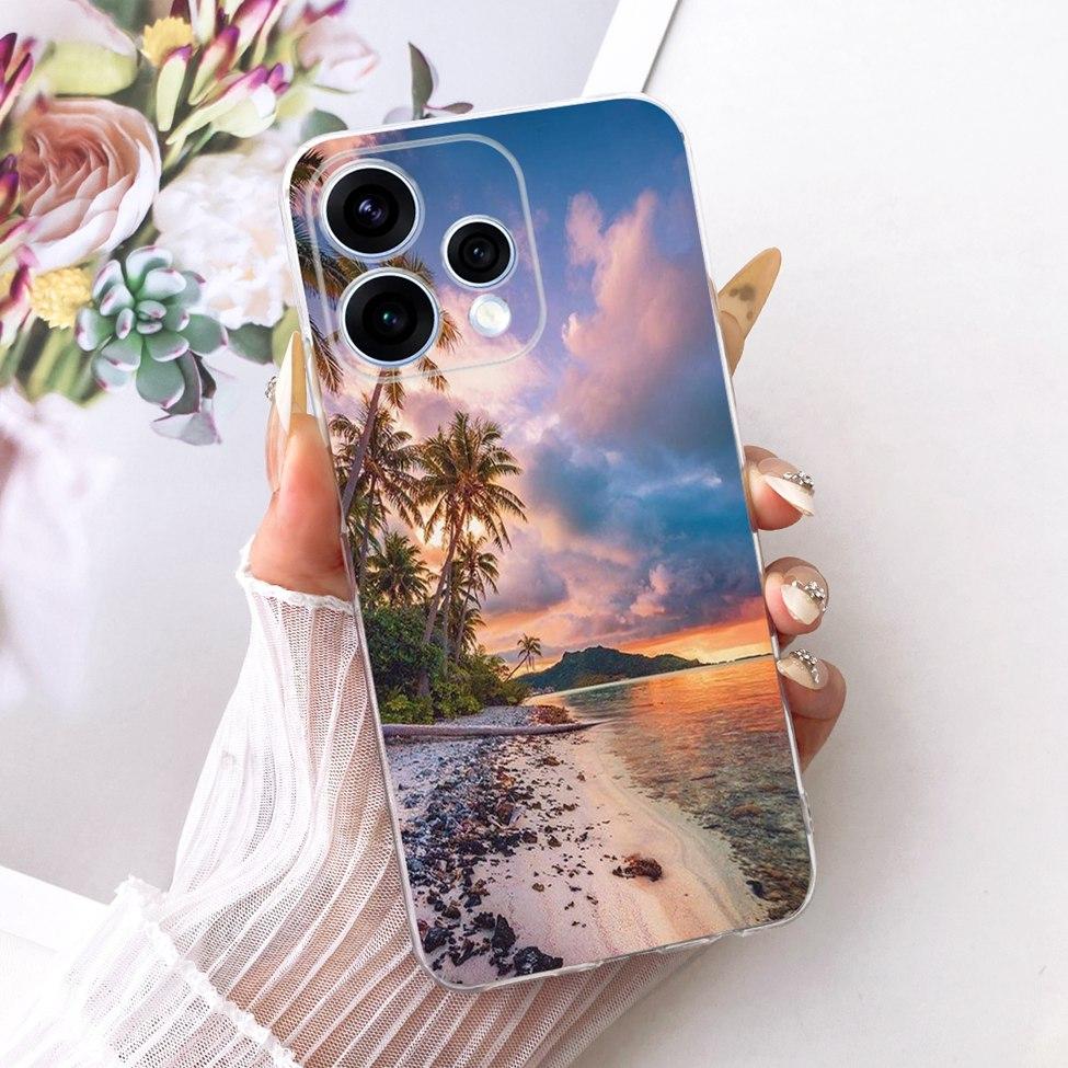 Transparent For Oppo Reno15 Cover Luxury Cute Cat Fashion Butterfly Cool Painted Bumper Casing For Oppo Reno15 5G CPH2825 Case