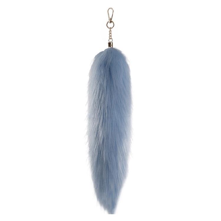 Foxes Tail Keychain Cosplays Toy Foxes Tail Keyring Bag Hangings Pendant Charm