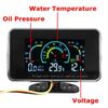 3 In1 LCD Car Digital Gauge Voltmeter/Oil Pressure/Water Temp 12-24V Universal-A87Q