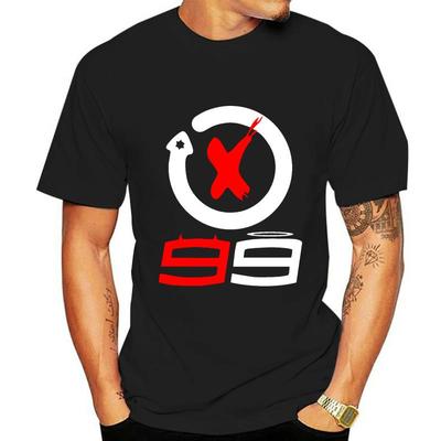 Lorenzo 99 Logo T Shirt Men 3D Printe T-Shirt Cool Black Summer Clothing Custom Racer Tops  Tee Cotton Tshirt