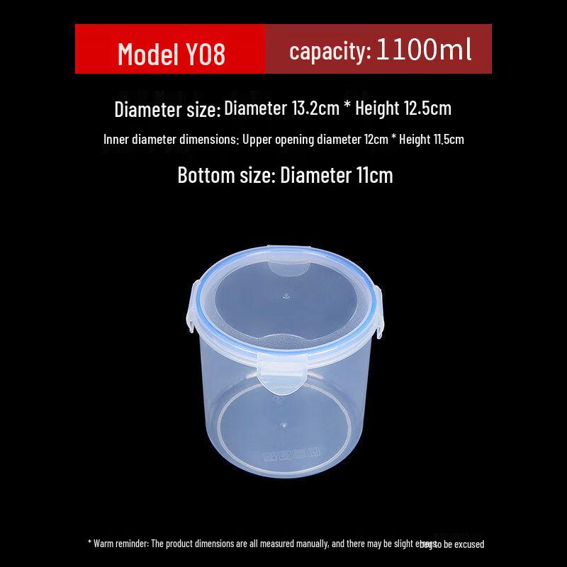 Plastic Round Microwaveable Food Storage Container