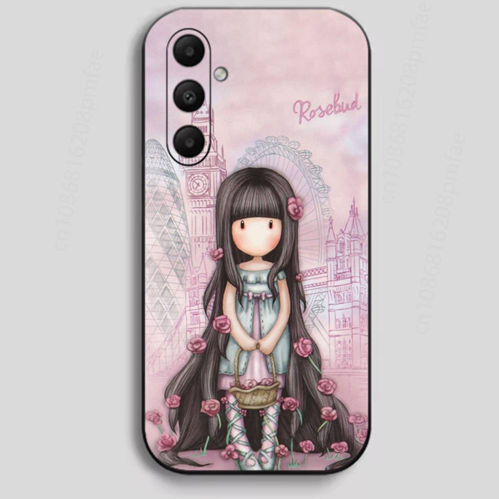 Cute S-Santoro G-Gorjuss Phone Case for Samsung Galaxy A73,23,53,33,24,72,22,52,32,54,A34 Soft Cover