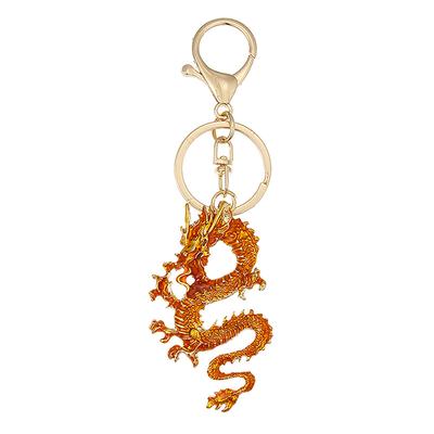 Dragon Keychain Chinese Style Long Dragon Cute Charms Pendant Purse Bag Car Key Ring Chain For Wedding Party Creative Gift