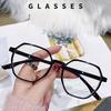 Retro Large Frame Reading Glasses for Women Men Ultralight Anti Blue Light Presbyopia Glasses Black Purple Far Sight Eyeglasses