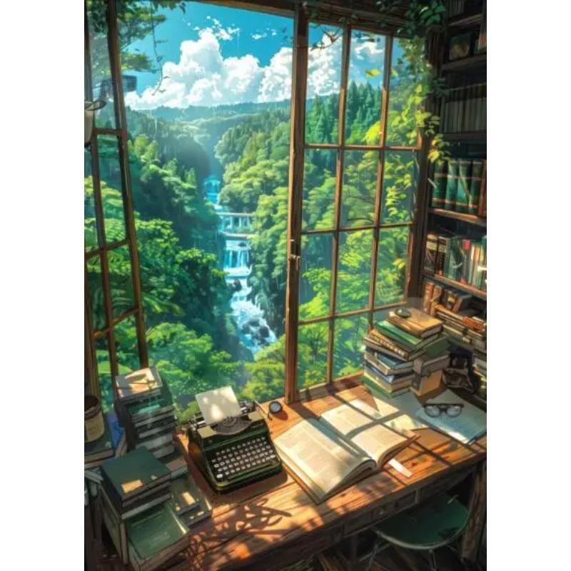 

Голубая каюта, пляж, лес, холст, картина, море, летний пляж, бар, аниме, настенное искусство, HD-печать, постер для гостиной, современный домашний декор 21cm×30cm NoFrame