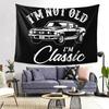 Classic Car Mustang Tapestry Decor Art Aesthetic Tapestries for Living Room Bedroom Home Wall Cloth Wall Hanging