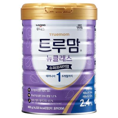 Ildong Foodis True Mom New Class Super Premium Powdered Milk Stage 1 0~6 Months, 800g, 1 Unit