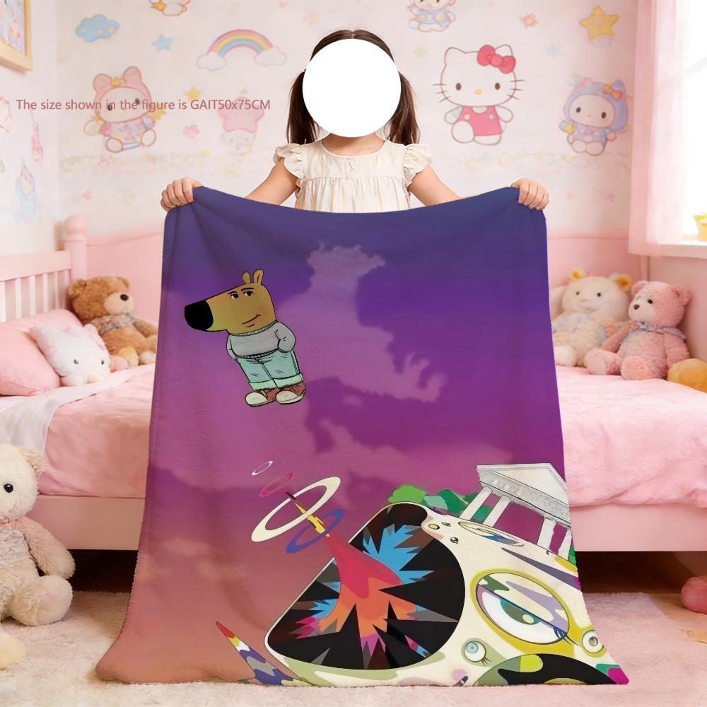 Blanket For Funny Soft Throw Chill Blanket for Art Picnic guy Meme Bed Sofa Home Bedroom Cozy Warm Comfortable
