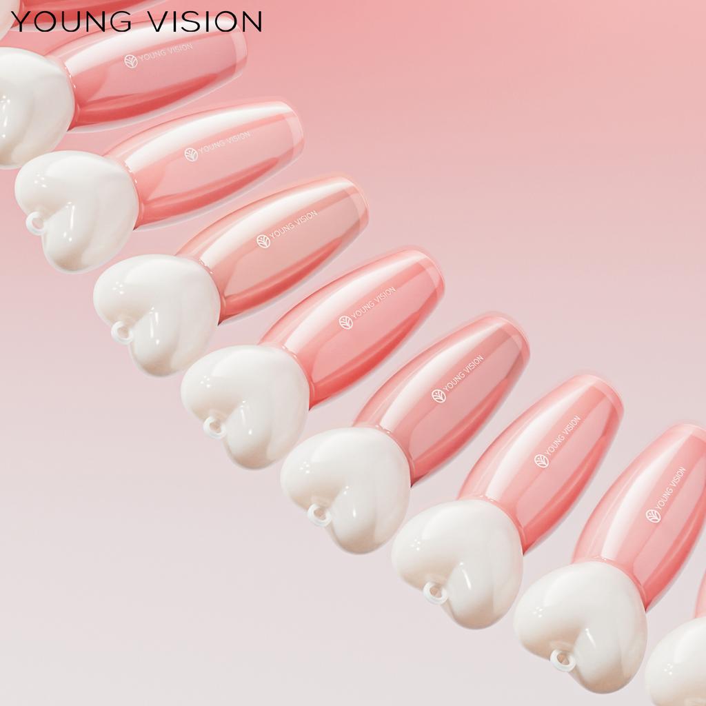 YOUNG VISION Water Lip Stain for Women Girls, LongLasting Lip Gloss Multi-Use Liquid Blush/Eyeshadow, Transfer-Proof Shine-to-Matte Finish In 3 Min