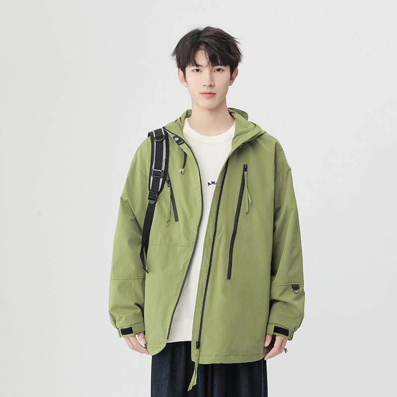 Jackets for Men and Women, Casual Outdoor Jackets, Trendy Brand New Windproof Mountaineering Clothing, Fashionable Hooded Travel, Versatile
