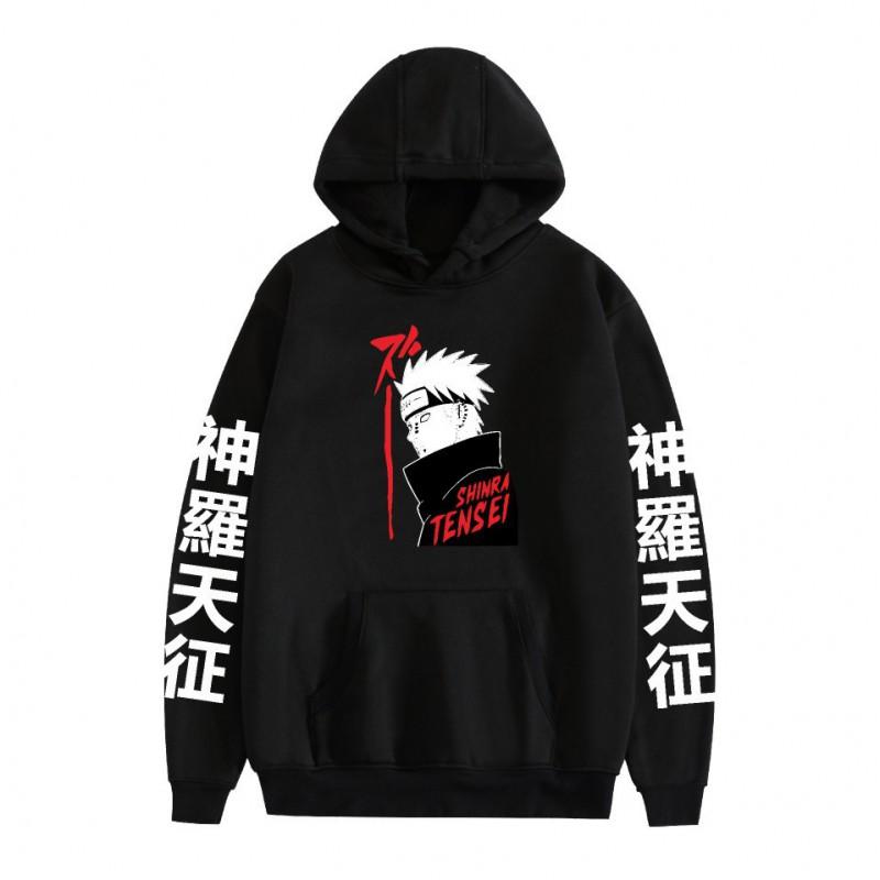 Anime Hoodie Naruto Inspired Casual Sweatshirt Teens Men Winter Warm Long Sleeve Pullover With 3D Pouch Pocket