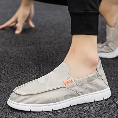 Pánske topánky Letné plátenné topánky Priedušné Pohodlné Outdoor Slip On Vychádzkové tenisky Klasické mokasíny Pre mužov