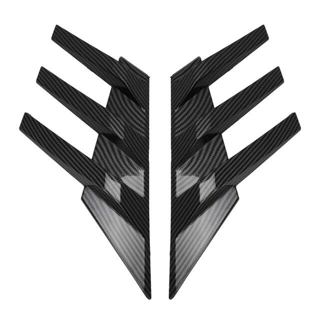 Rear Windshield Side Spoiler For CHANGAN UNI-V Window Louvers Exterior Decorative Rear Wing Carbon Paint Accessories