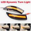 For Ford Fiesta Mk7 2008-2017 For Ford B-Max 2012-2017 2 Pieces Dynamic Blinker LED Turn Signal Lights Side Mirror IndicatorTurn Signal 2