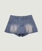 Grove Tasha Denim Skirt Pants (Blue)