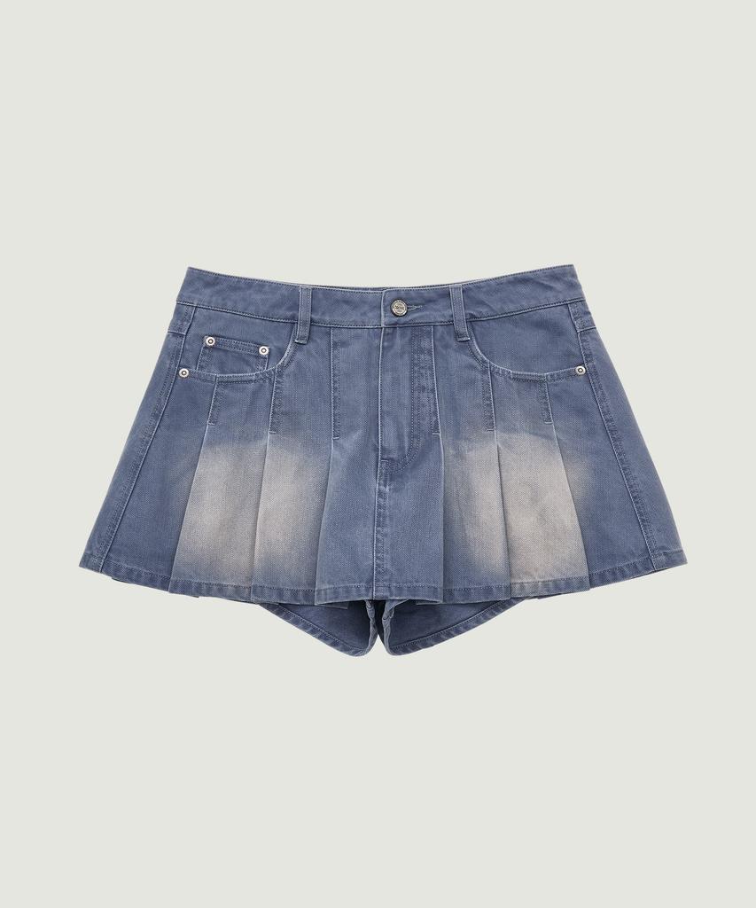 Grove Tasha Denim Skirt Pants (Blue)