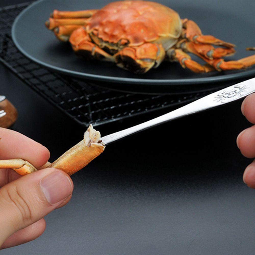 Crab and Lobster Double Headed Thin Seafood Utensils Lobster Spoons Crab Fork Crab Picking Tools