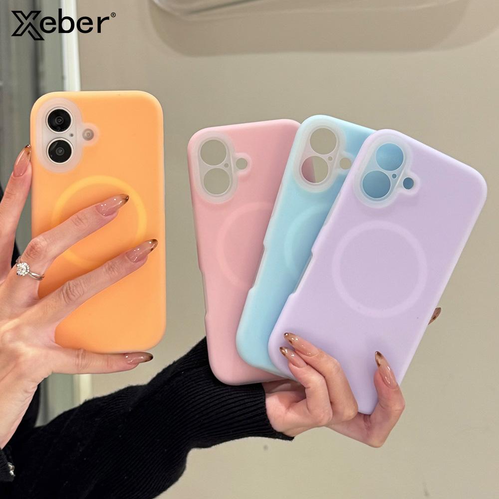 For Magsafe Jelly Liquid Silicone Magnetic Matte Case For iPhone 17 16 Pro Max 15 14 13 12 Shockproof Bumper Thicken Soft Cover